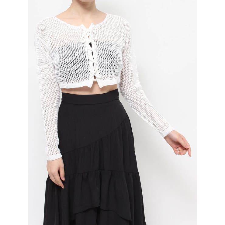 透かし編みニットTOP | EATME | 詳細画像35 