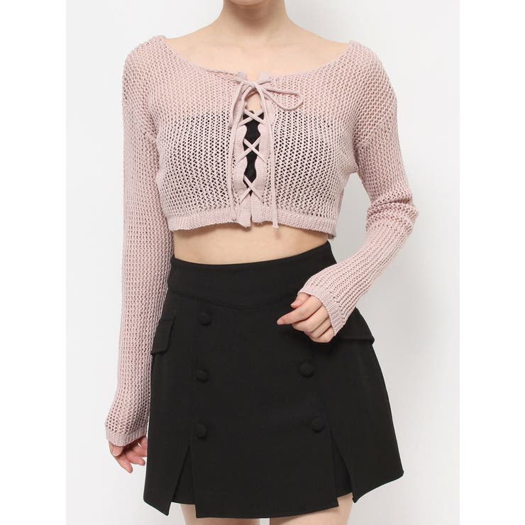 透かし編みニットTOP | EATME | 詳細画像37 