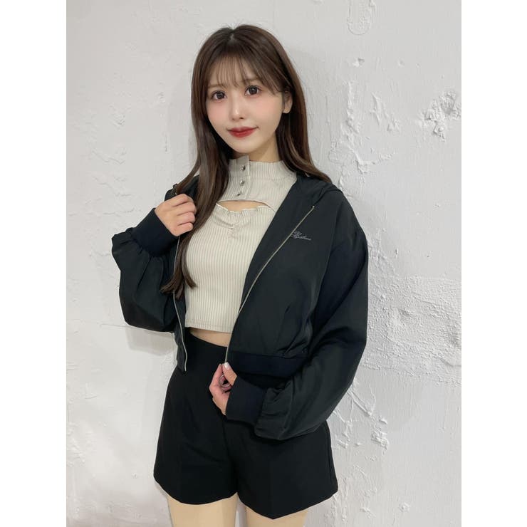 ロゴ刺繍ZIPブルゾン | EATME | 詳細画像12 