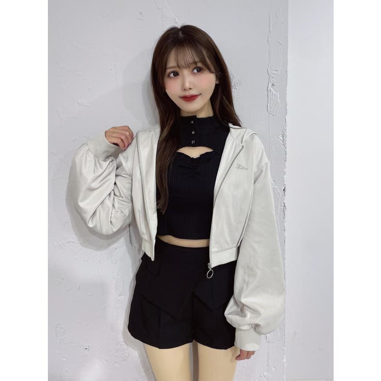 ロゴ刺繍ZIPブルゾン | EATME | 詳細画像14 