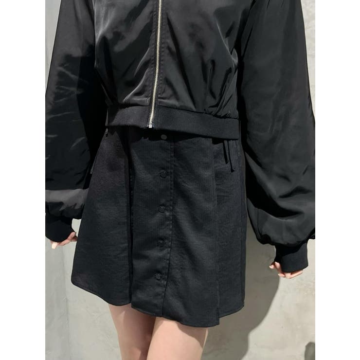 ロゴ刺繍ZIPブルゾン | EATME | 詳細画像5 