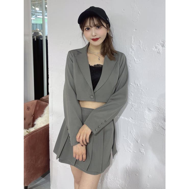 テーラードショートジャケット（セットアップ可能） | EATME | 詳細画像28 