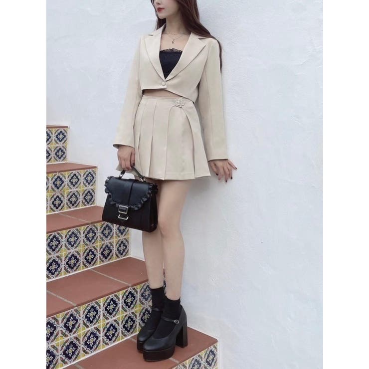 テーラードショートジャケット（セットアップ可能） | EATME | 詳細画像3 