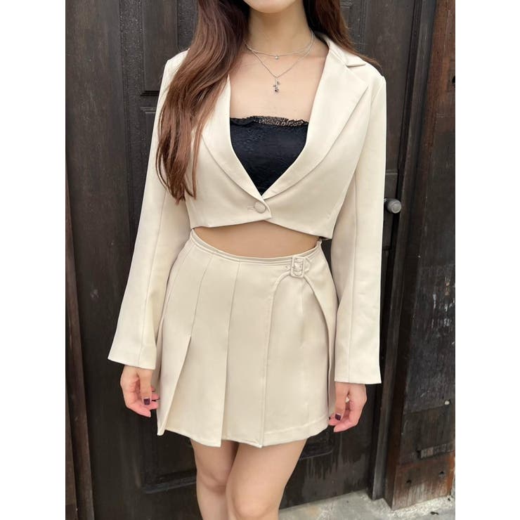 テーラードショートジャケット（セットアップ可能） | EATME | 詳細画像8 