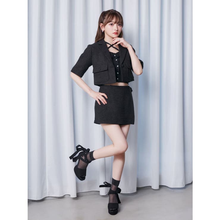 ポケットデザインジャケット（セットアップ可能） | EATME | 詳細画像7 