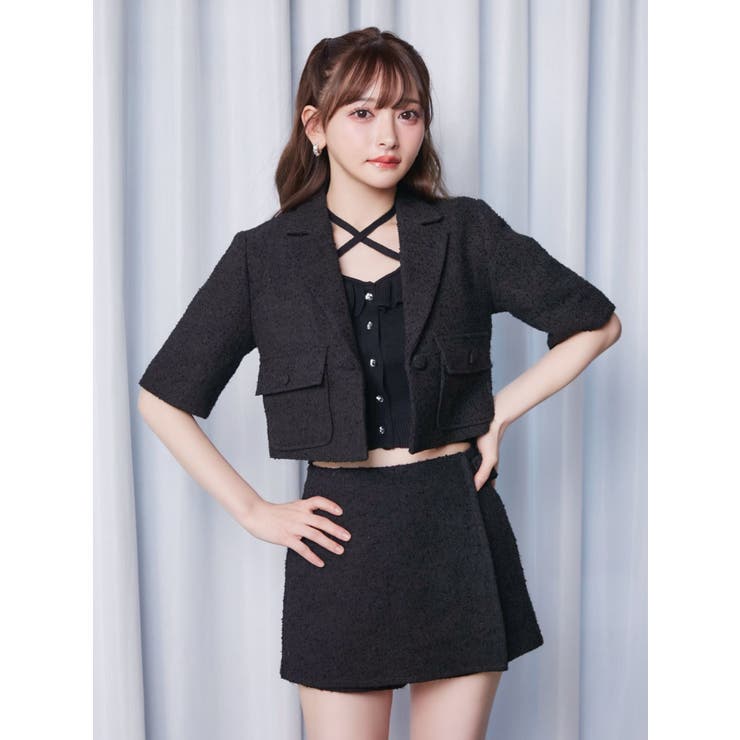 ポケットデザインジャケット（セットアップ可能） | EATME | 詳細画像8 