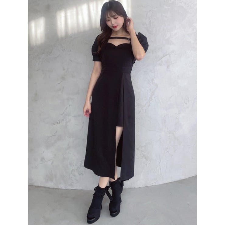 ベルテッドスリットワンピース[品番：MKSW0055700]｜EATME（イートミー