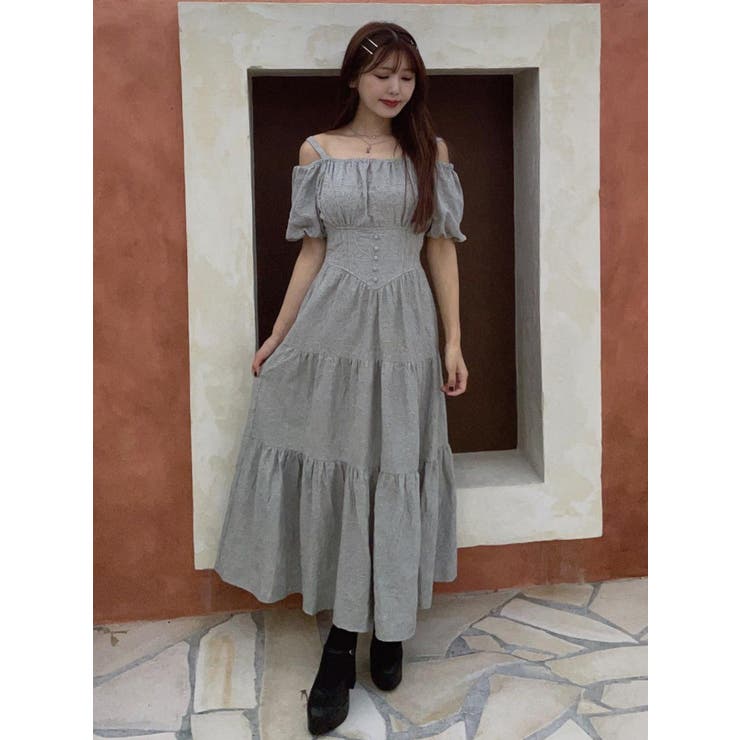 コルセットライクオフショルワンピース | EATME | 詳細画像4 