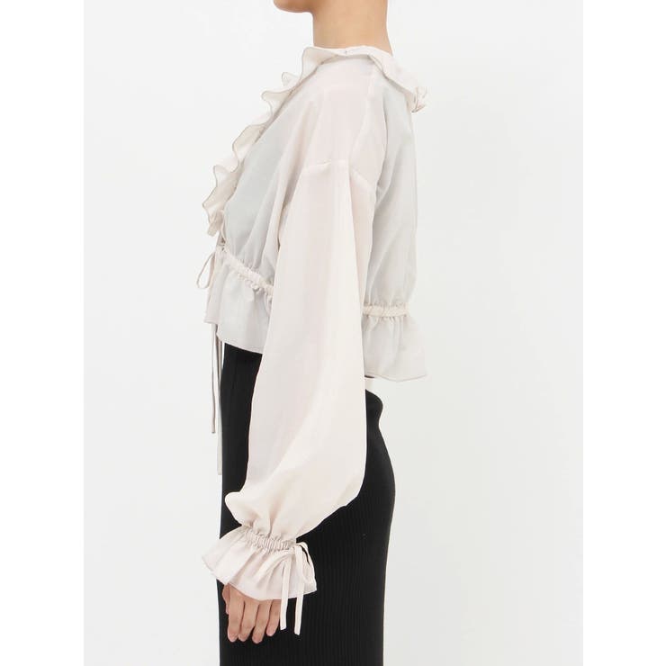 リボンフリルペプラムTOP | EATME | 詳細画像13 