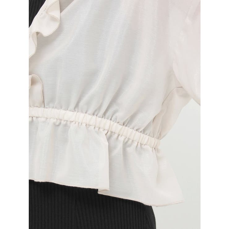 リボンフリルペプラムTOP | EATME | 詳細画像17 