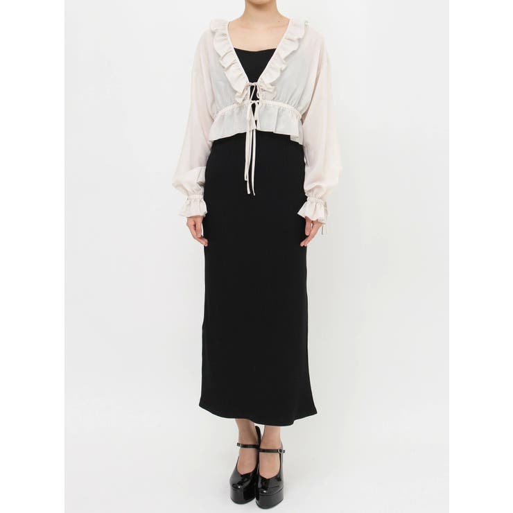 リボンフリルペプラムTOP | EATME | 詳細画像18 