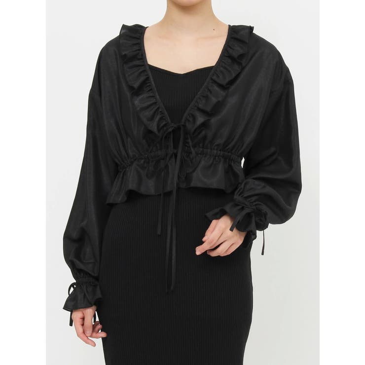 リボンフリルペプラムTOP | EATME | 詳細画像23 