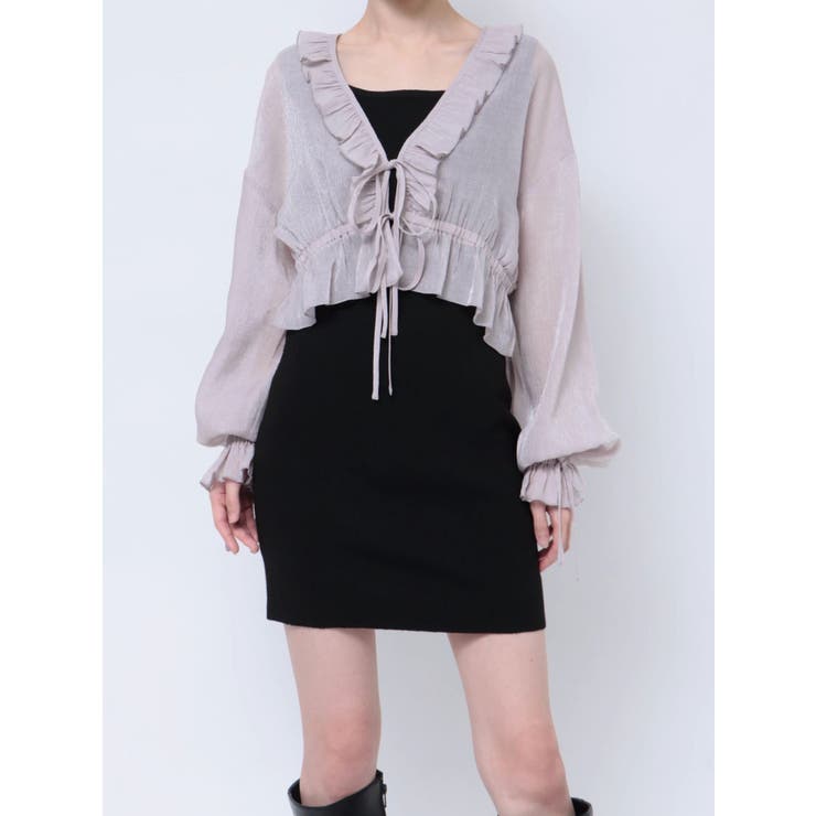 リボンフリルペプラムTOP | EATME | 詳細画像28 