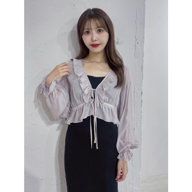 リボンフリルペプラムTOP | EATME | 詳細画像6 