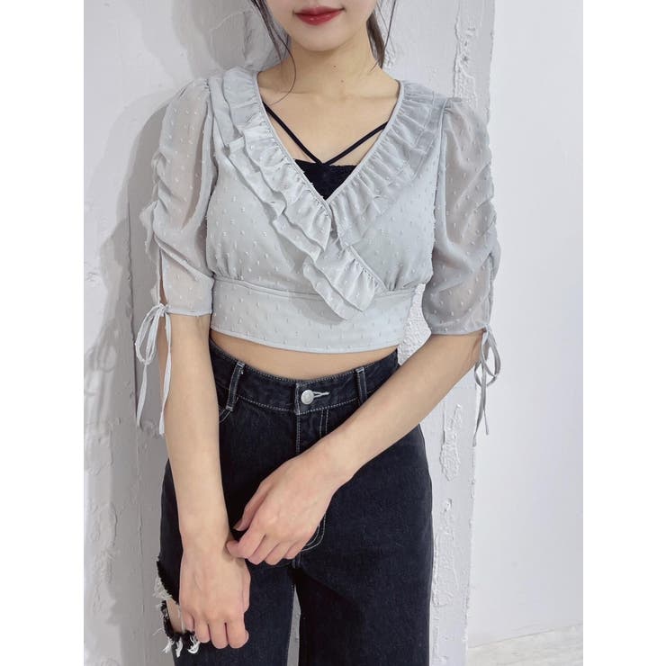 ドロストスリーブショートTOP | EATME | 詳細画像3 