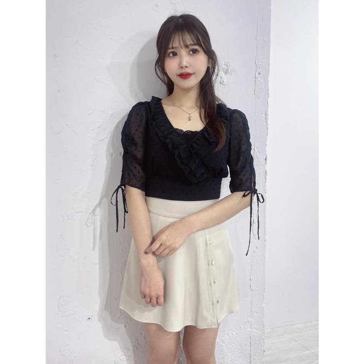 ドロストスリーブショートTOP | EATME | 詳細画像7 