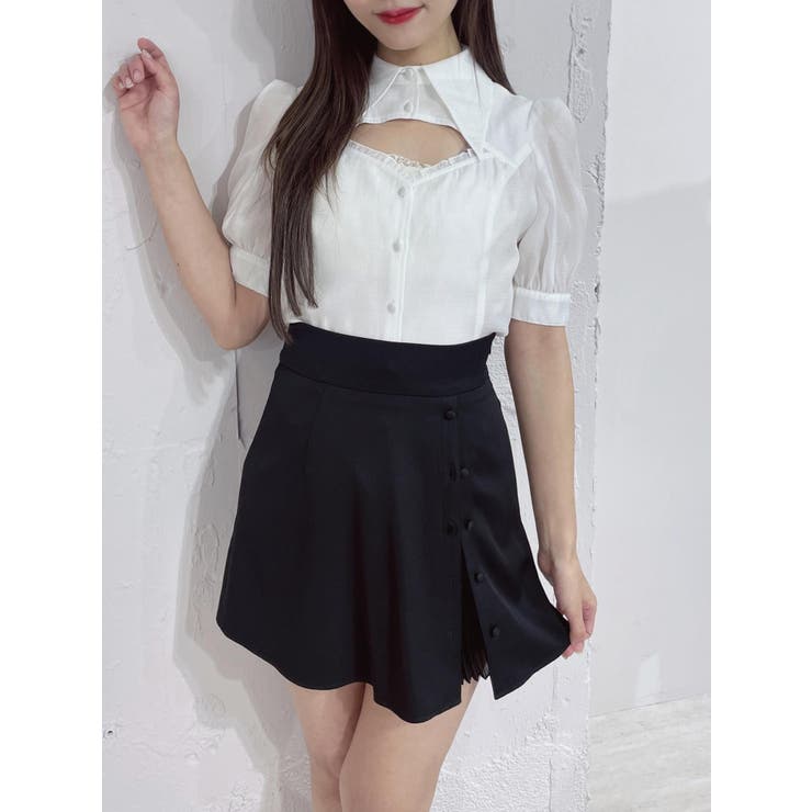 ラップライクシフォンプリーツスカート | EATME | 詳細画像15 