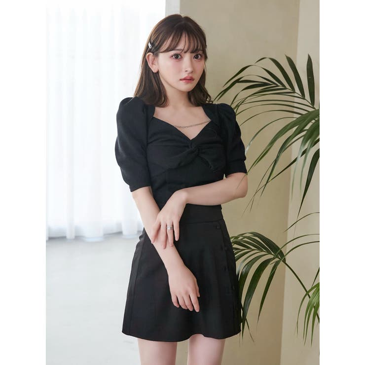 ラップライクシフォンプリーツスカート | EATME | 詳細画像2 