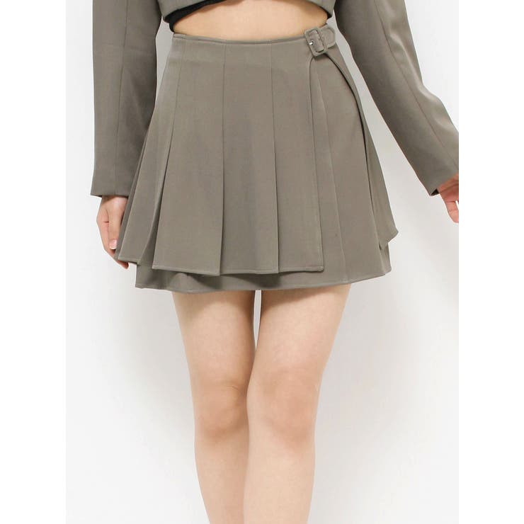 プリーツラップミニスカート（セットアップ可能） | EATME | 詳細画像43 