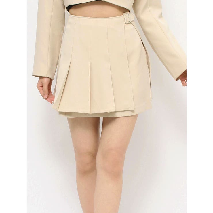 プリーツラップミニスカート（セットアップ可能） | EATME | 詳細画像45 