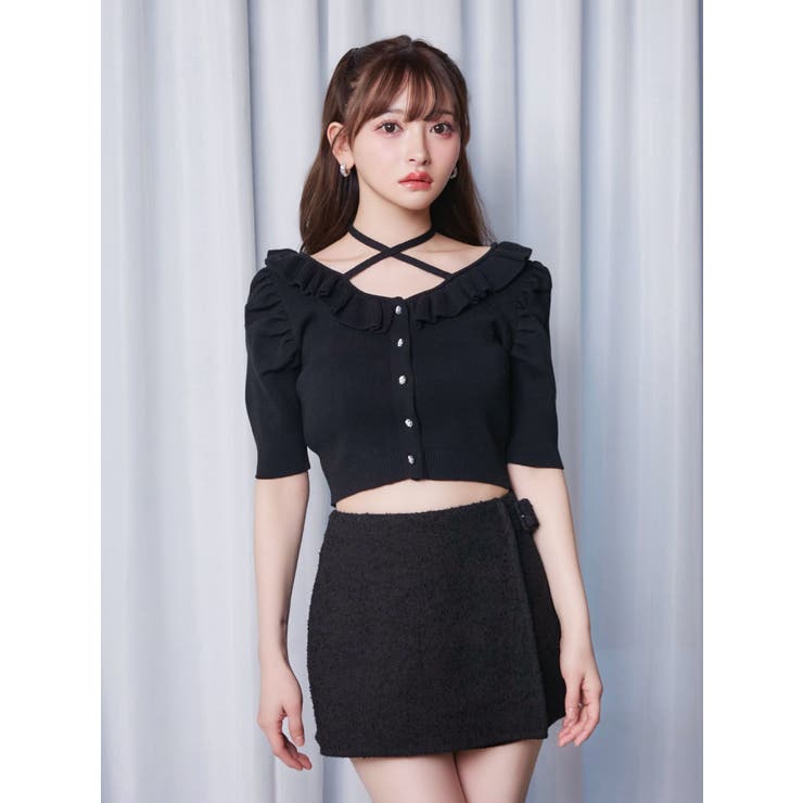 ラッフルニットTOP[品番：MKSW0056945]｜EATME（イートミー）のレディースファッション通販｜SHOPLIST（ショップリスト）