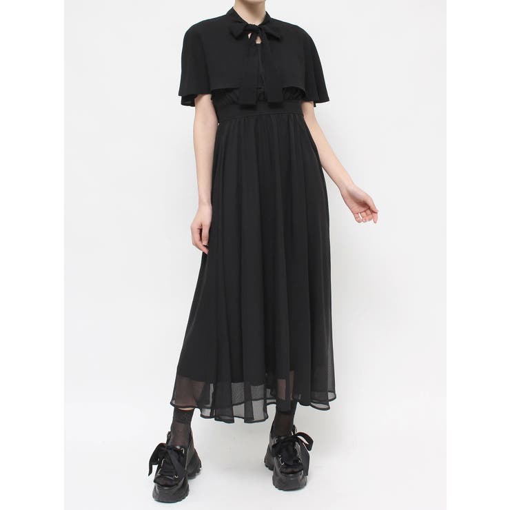 ケープ付きカットアウトワンピース | EATME | 詳細画像42 