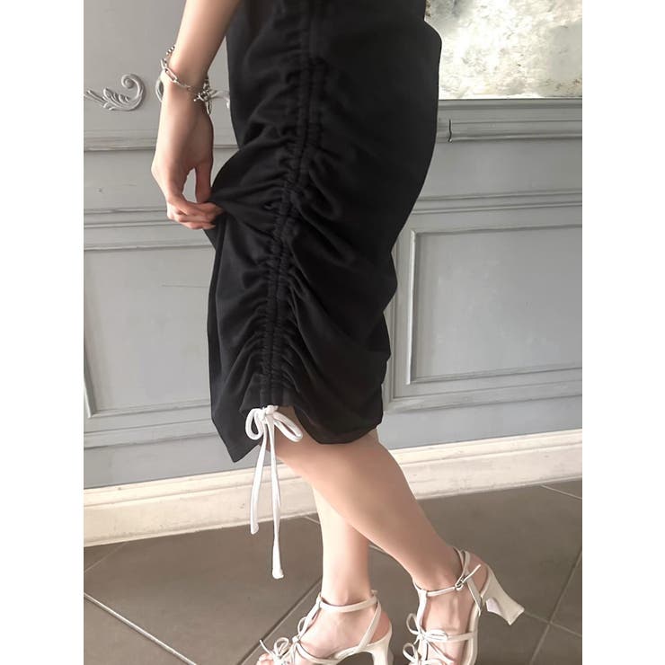 ヘムサイドギャザーワンピース | EATME | 詳細画像6 