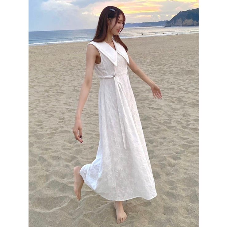 【関税込み】GIA STUDIOS ホワイト Isha マキシワンピース GIA STUDIOS White Isha Maxi Dress | REVERSIBLE