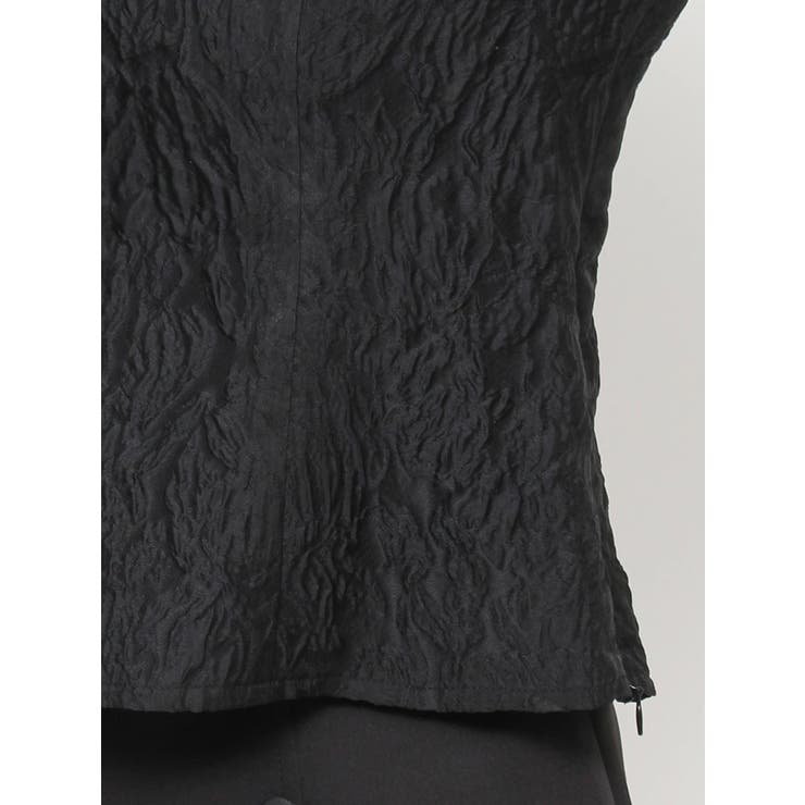 Vネックチュールコンビブラウス | EATME | 詳細画像14 