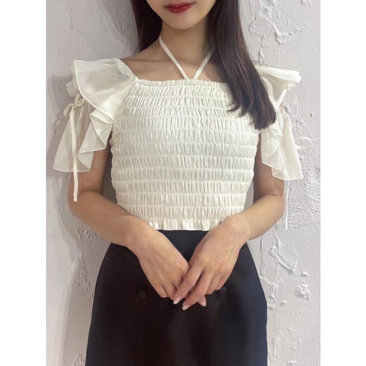 ラッフルシャーリングTOP[品番：MKSW0057538]｜EATME