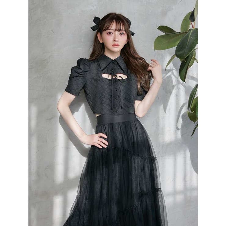 ギャザーデコルテブラウス | EATME | 詳細画像4 