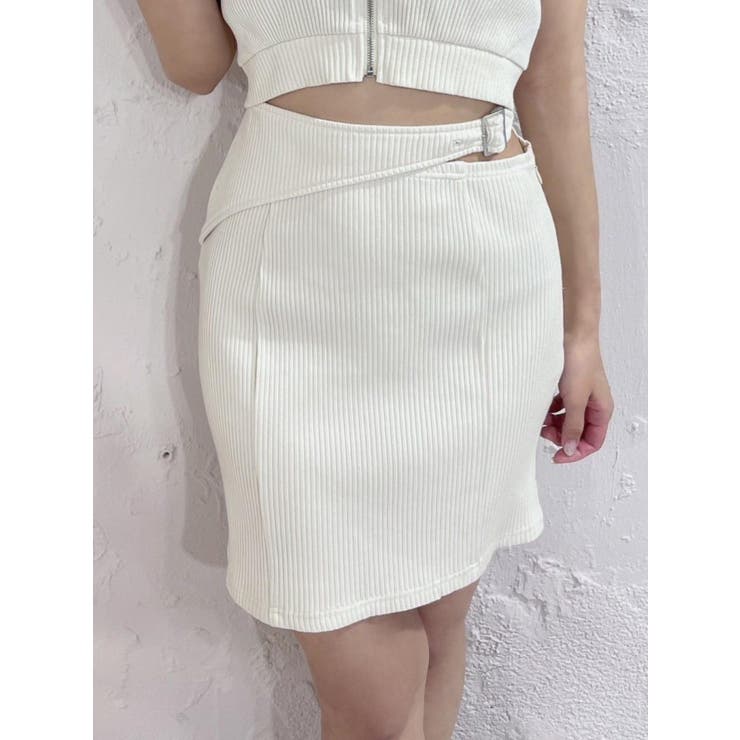 ベルトトリブスカート（セットアップ可能） | EATME | 詳細画像1 