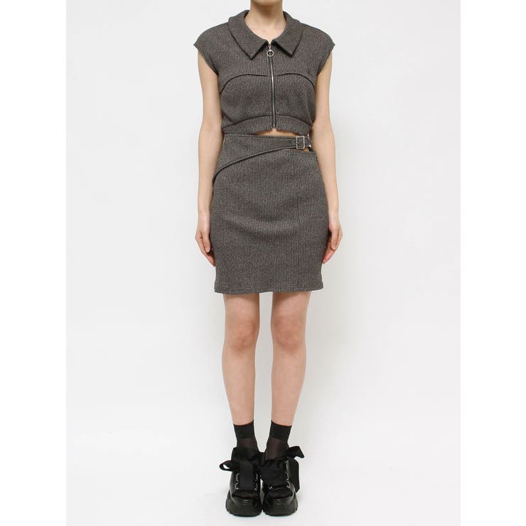 ベルトトリブスカート（セットアップ可能） | EATME | 詳細画像14 