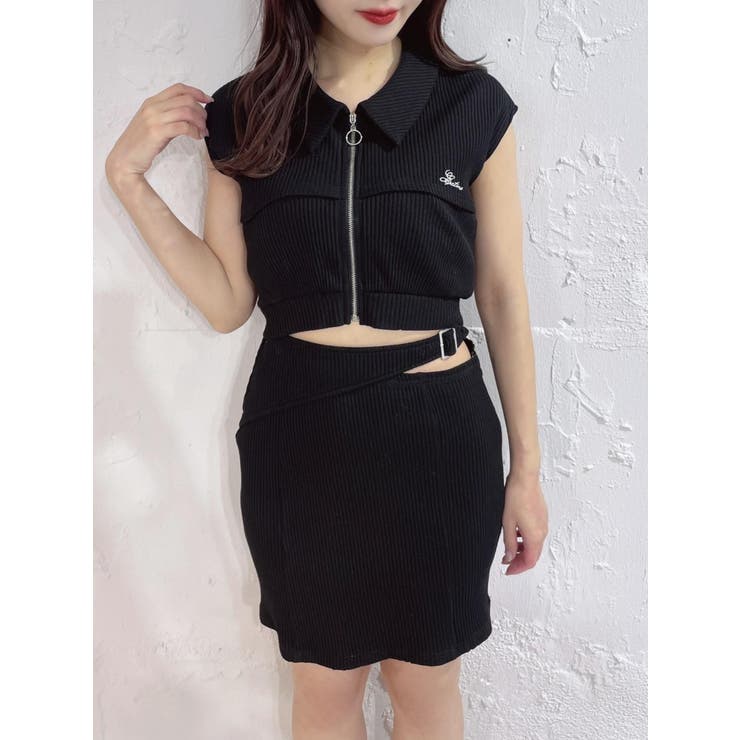 ベルトトリブスカート（セットアップ可能） | EATME | 詳細画像2 