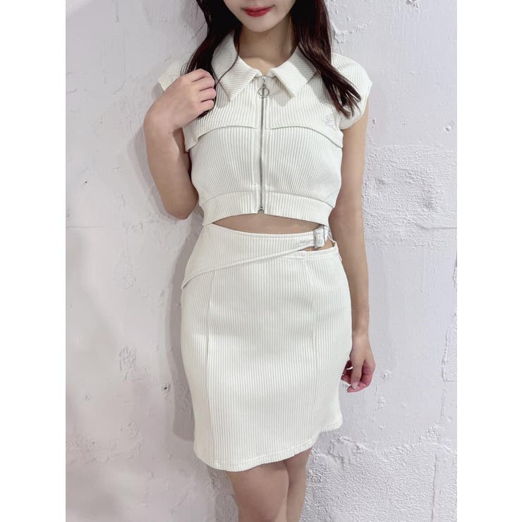 ベルトトリブスカート（セットアップ可能） | EATME | 詳細画像3 