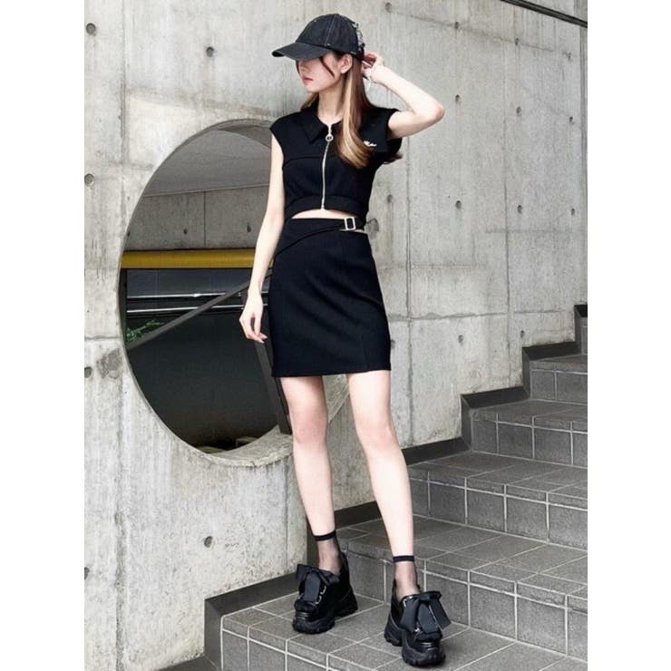 ベルトトリブスカート（セットアップ可能） | EATME | 詳細画像4 