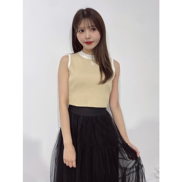 バイカラーニットTOP | EATME | 詳細画像10 