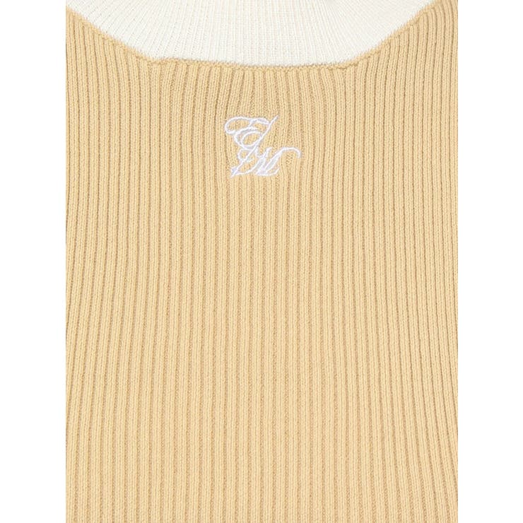 バイカラーニットTOP | EATME | 詳細画像35 