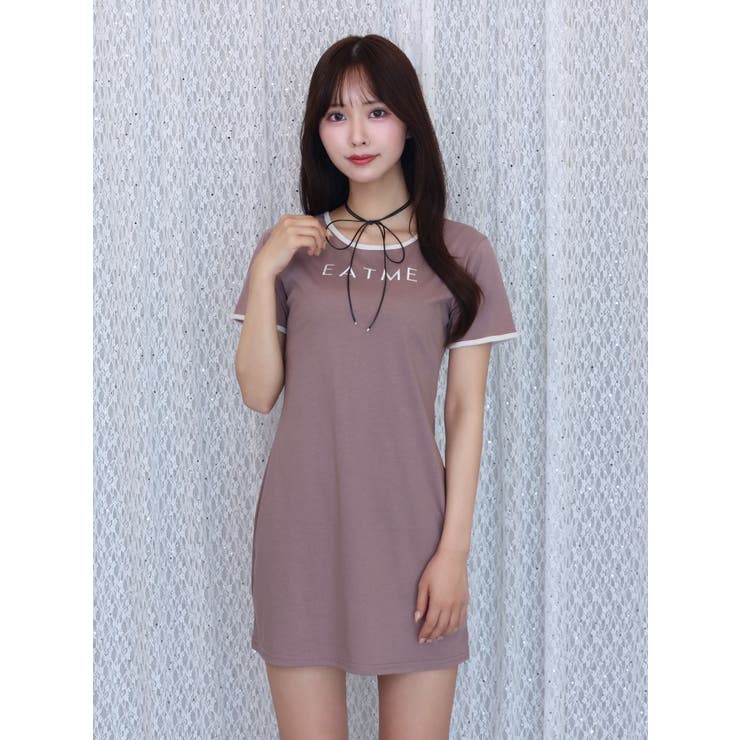 ロゴTシャツワンピース | EATME | 詳細画像11 