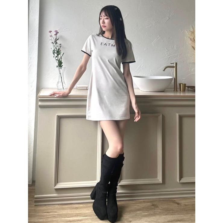 ロゴTシャツワンピース | EATME | 詳細画像19 