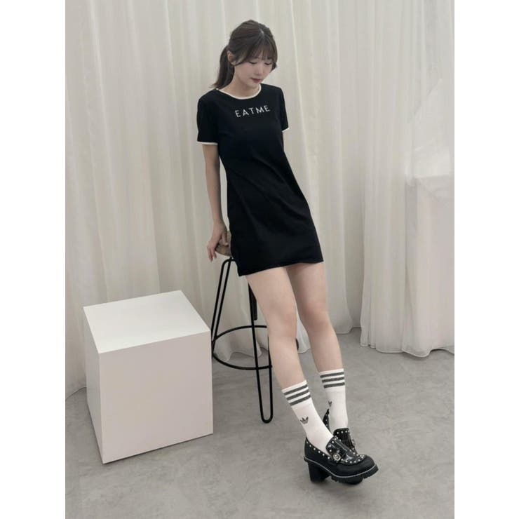 ロゴTシャツワンピース | EATME | 詳細画像20 