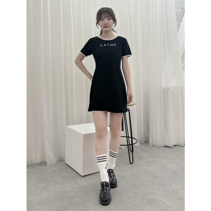 ロゴTシャツワンピース | EATME | 詳細画像23 