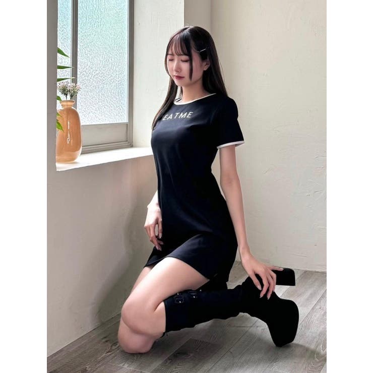 ロゴTシャツワンピース | EATME | 詳細画像31 