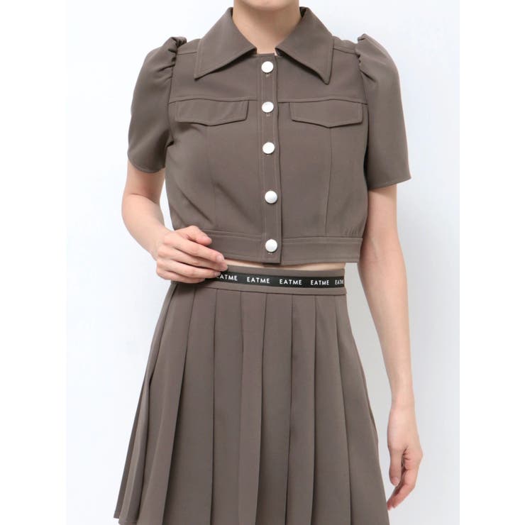 オープンカラーブラウス（セットアップ可能） | EATME | 詳細画像42 