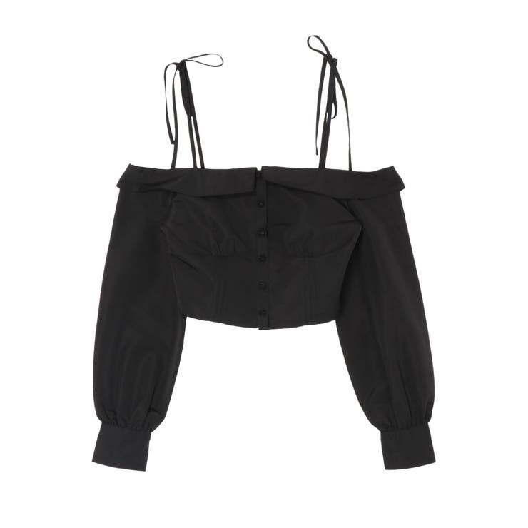 リボンショルダーオフショルブラウス | EATME | 詳細画像31 