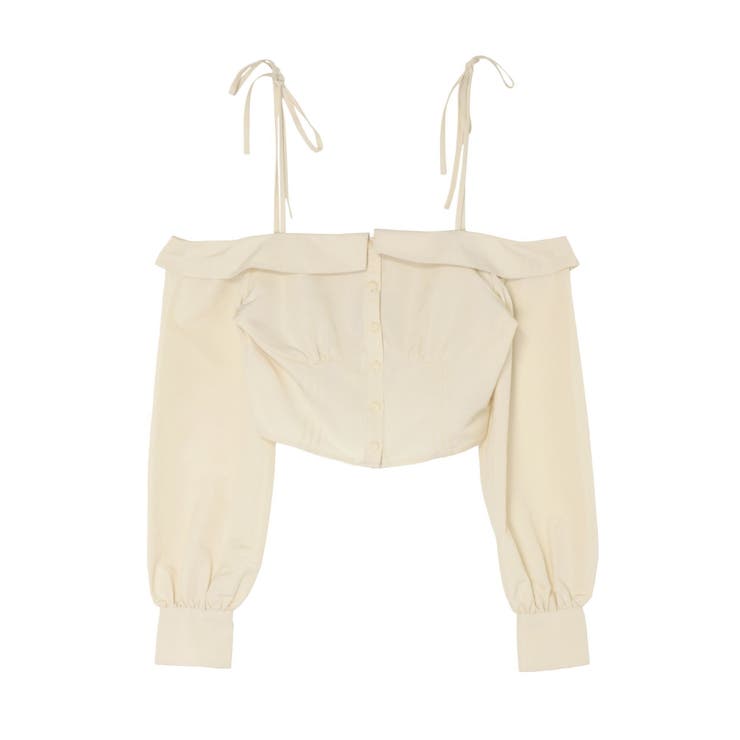 リボンショルダーオフショルブラウス | EATME | 詳細画像33 