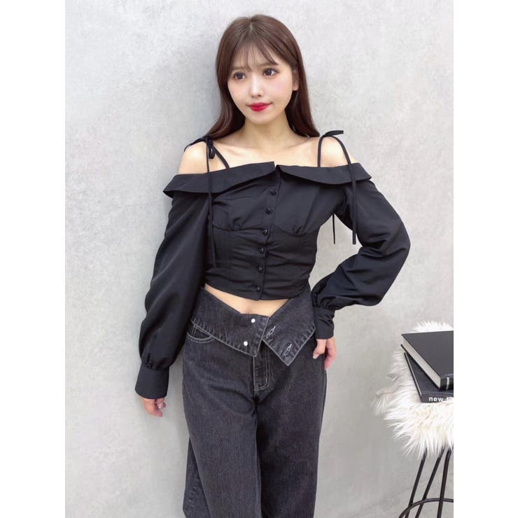 EATME - 新品♡EATME フロントリボンブラウス EATME（イートミー）の「フリル付きリボンブラウス（シャツ