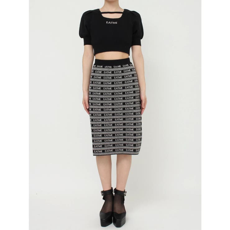 EATMEロゴニットスカート（セットアップ可能） | EATME | 詳細画像14 