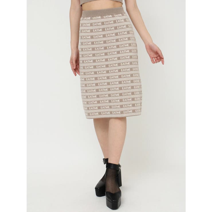 EATMEロゴニットスカート（セットアップ可能） | EATME | 詳細画像32 
