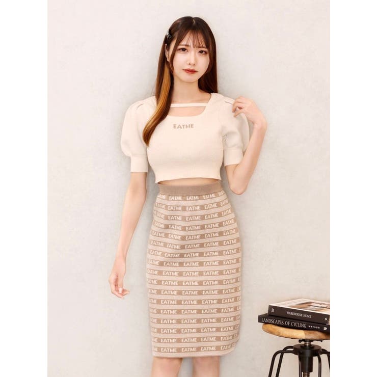 EATMEロゴニットスカート（セットアップ可能） | EATME | 詳細画像6 